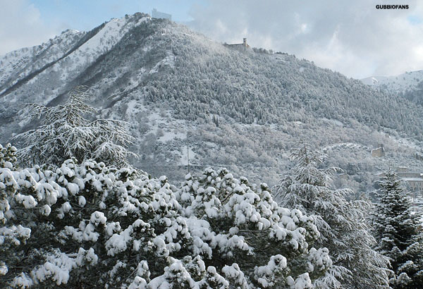 Gubbio innevato