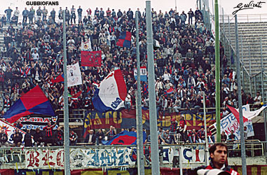 I tifosi del Gubbio al "