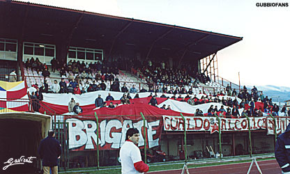 I tifosi del Gualdo stanno preparando la coreografia