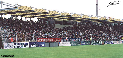 I tifosi del Gubbio in "