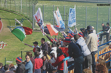 Bandiere e stendardi degli Ultrà Gubbio