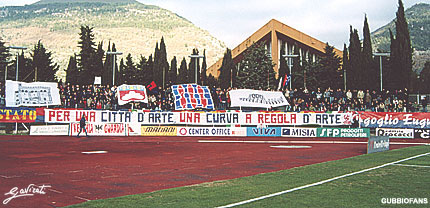 Coreografia Ultrà Gubbio/2