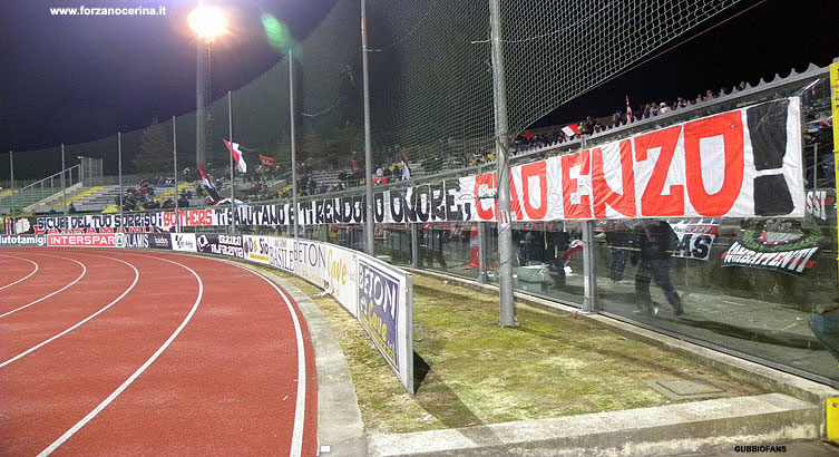 Striscione per Salzano