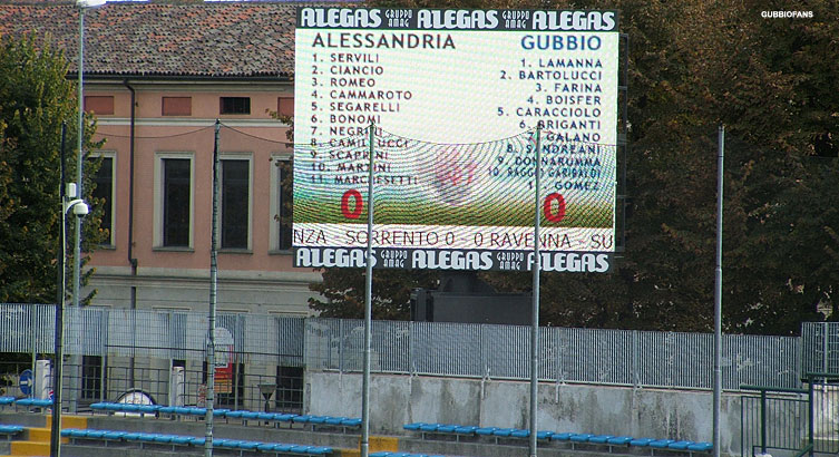 Alessandria - Gubbio