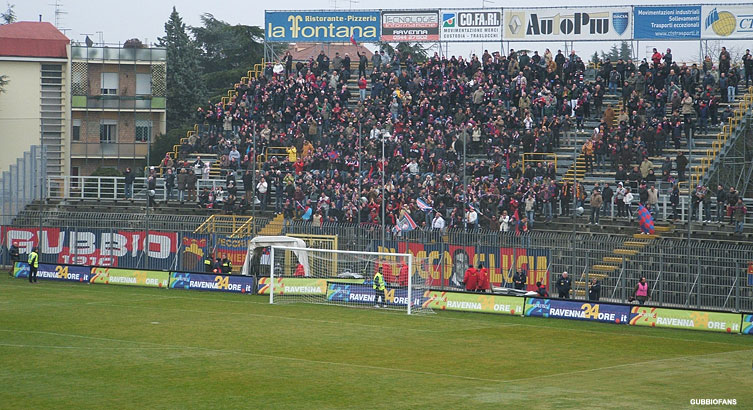 Tifosi del Gubbio a Ravenna