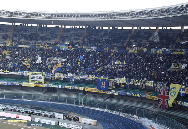 Curva tifosi Verona