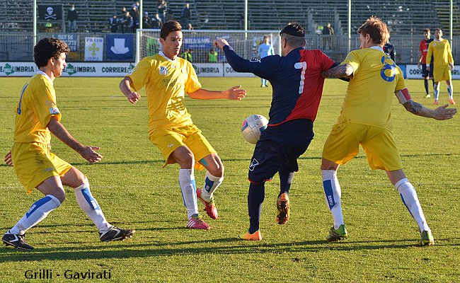 Caccavallo e tre avversari