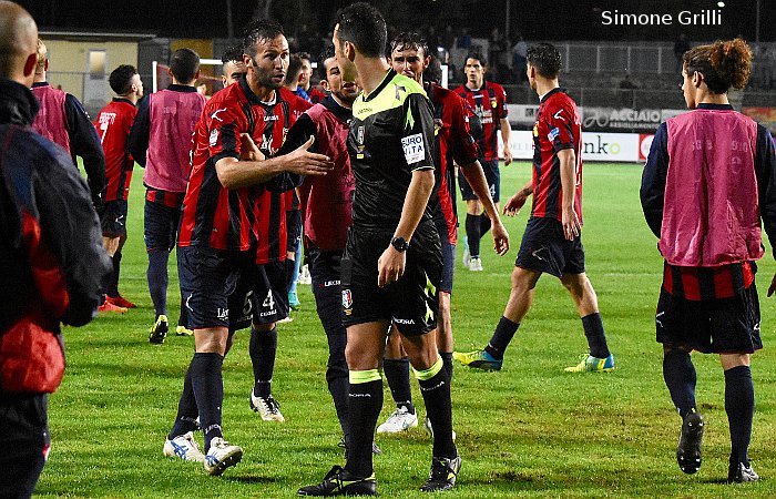 Rinaldi e arbitro